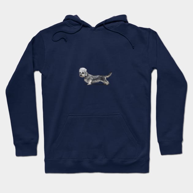 The Dandie Dinmont Terrier Hoodie by Elspeth Rose Design